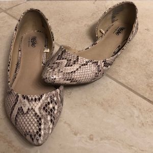Faux Snake Flats